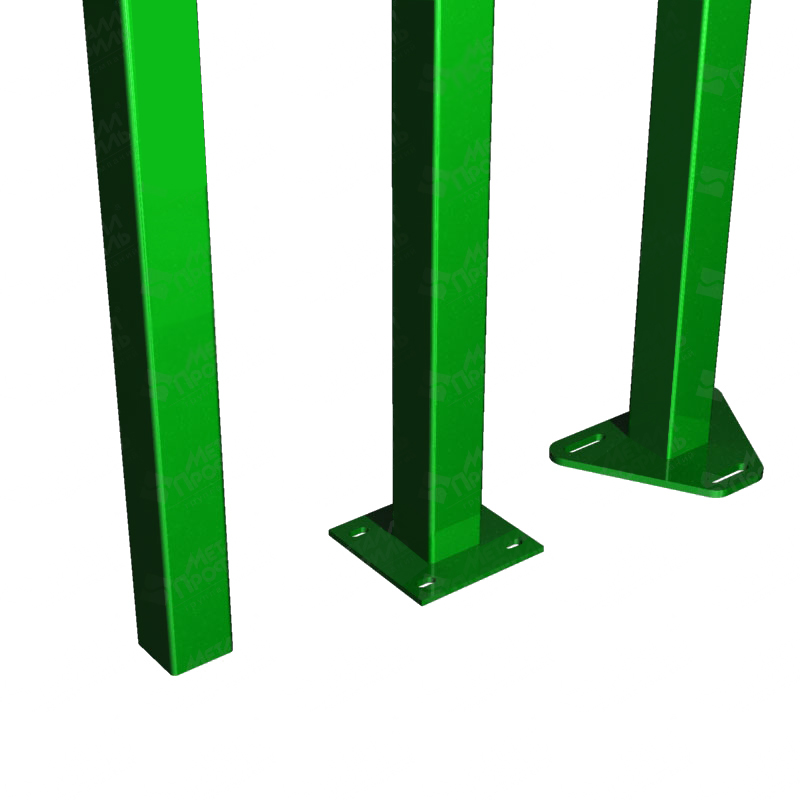 Купить столбы для забора металлические 2.5 метра